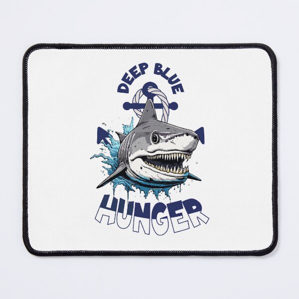 Item preview, Hungry shark deep blue hunger designed and sold by Graffik-Peeps.