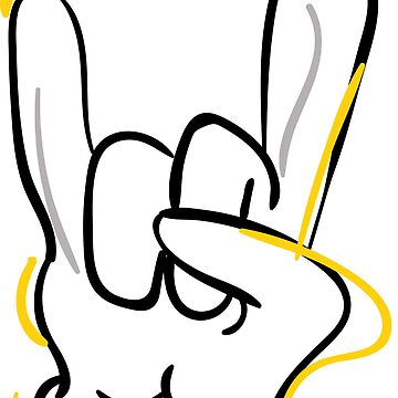 Artwork thumbnail, Rocking Horn Hand - Fuzz Rocker by taste-with-it
