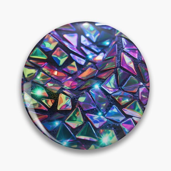 Artikelvorschau, Muster aus bunten, fluoreszierenden, biolumineszierenden Diamanten entworfen und verkauft von AI-Only Creations.