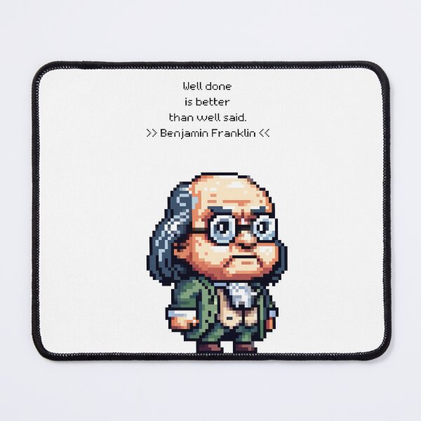 Item preview, Pixel Wisdom: Franklin's Insight designed and sold by PixelArtly.