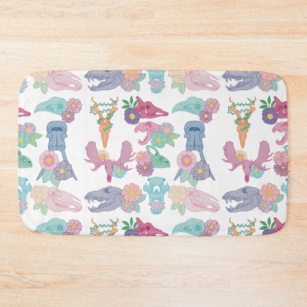 Item preview, Skulls and flowers designed and sold by PastelPlaythings.
