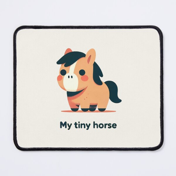Item preview, My Tiny Horse designed and sold by Retro Travel Design.