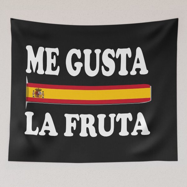 Item preview, Me gusta la fruta, frase graciosa en español designed and sold by ELK20.