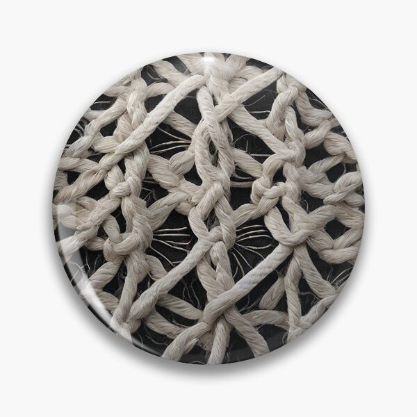 Item preview, 3d white ropes intertwined with knots country style antique fashion designed and sold by Carlos Gudino.