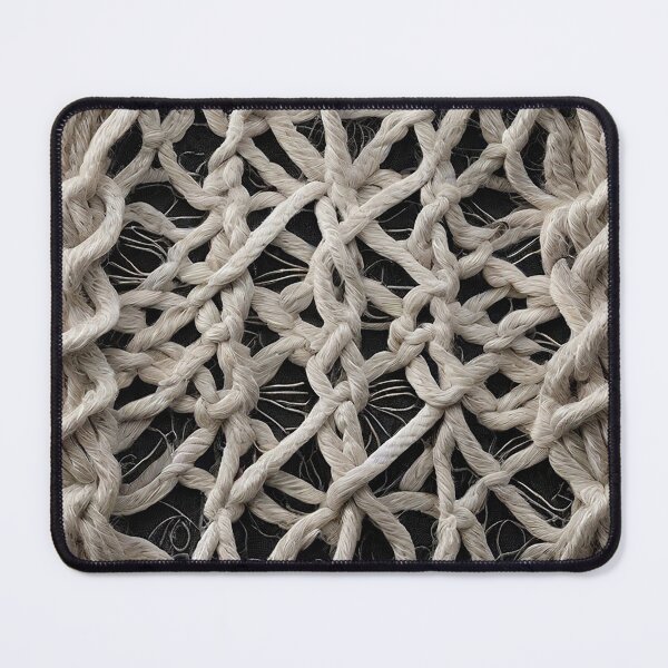 Item preview, 3d white ropes intertwined with knots country style antique fashion designed and sold by Carlos Gudino.