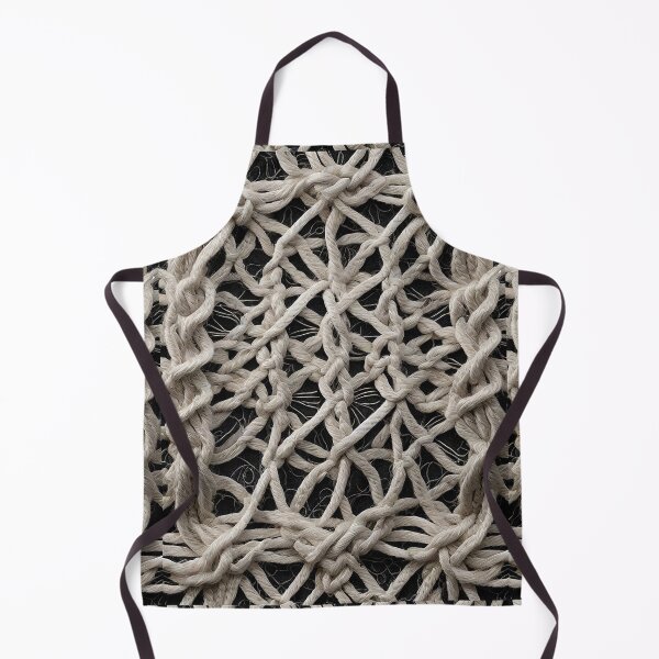 Item preview, 3d white ropes intertwined with knots country style antique fashion designed and sold by Carlos Gudino.