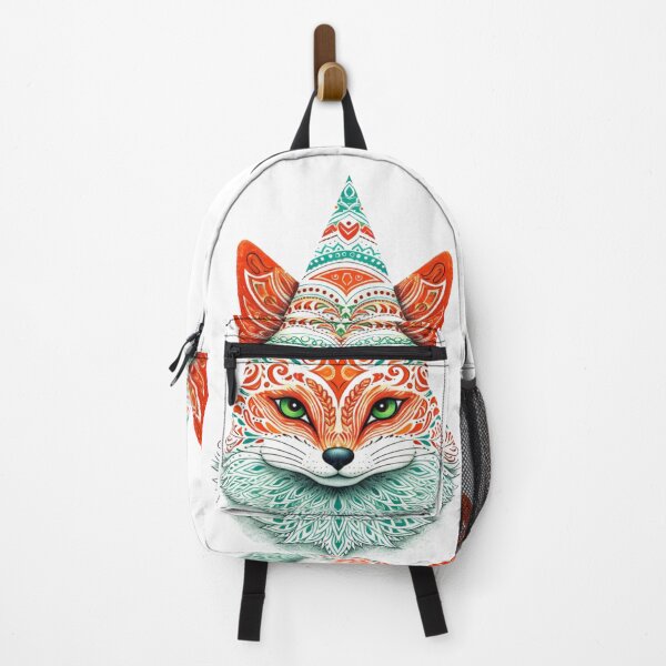 Item preview, Folk Art Christmas Fox designed and sold by TukiiDesign.