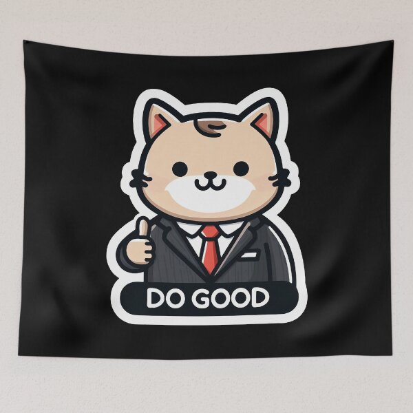 Item preview, DO GOOD Cat Office Worker designed and sold by plushism.