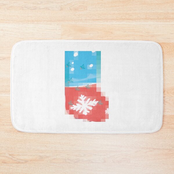 Item preview, Blue and Red Christmas Snow flake stocking designed and sold by TriForceDesign.