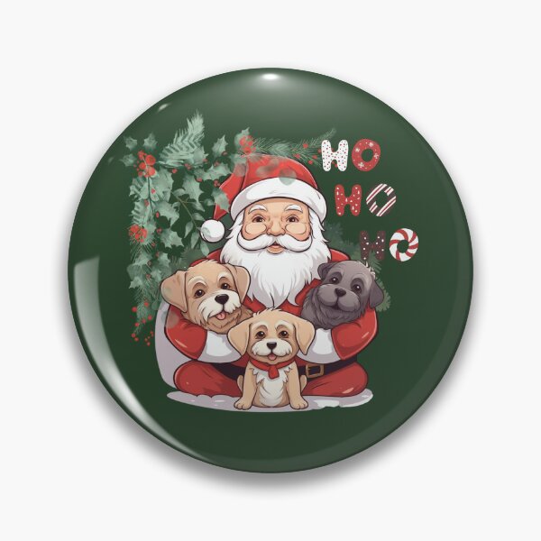 Item preview, Santa with dog christmas  designed and sold by ME-World.