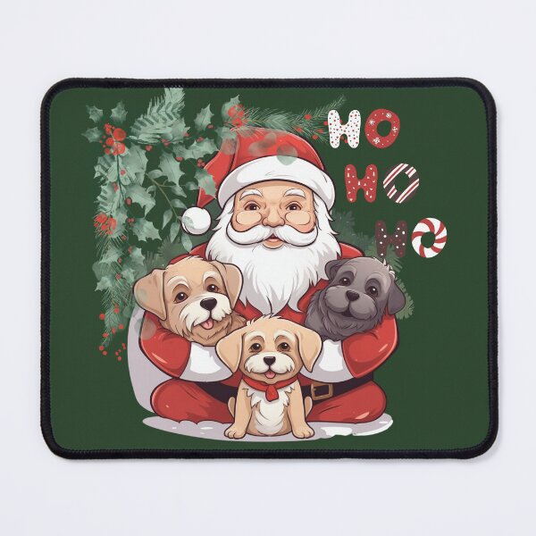 Item preview, Santa with dog christmas designed and sold by ME-World.