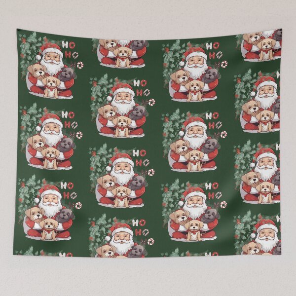 Item preview, Santa with dog christmas  designed and sold by ME-World.