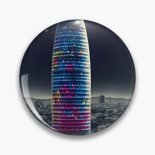 Item preview, Agbar Tower at night designed and sold by Archiartist.