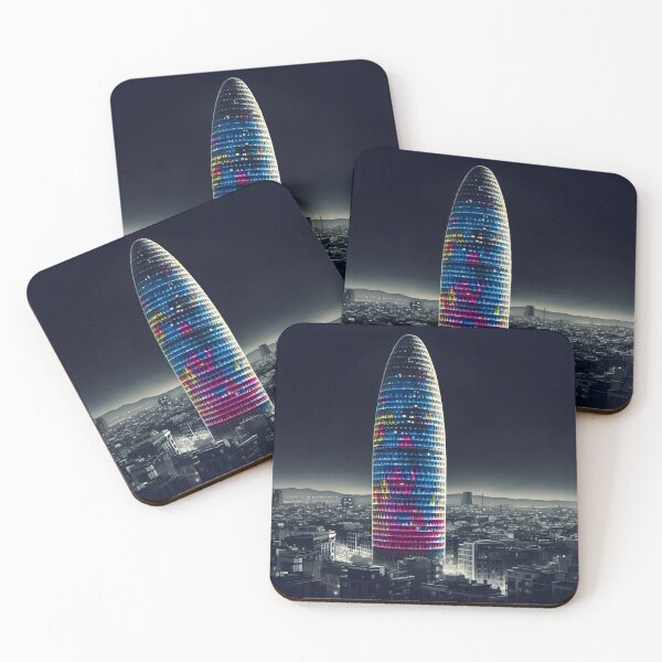 Item preview, Agbar Tower at night designed and sold by Archiartist.