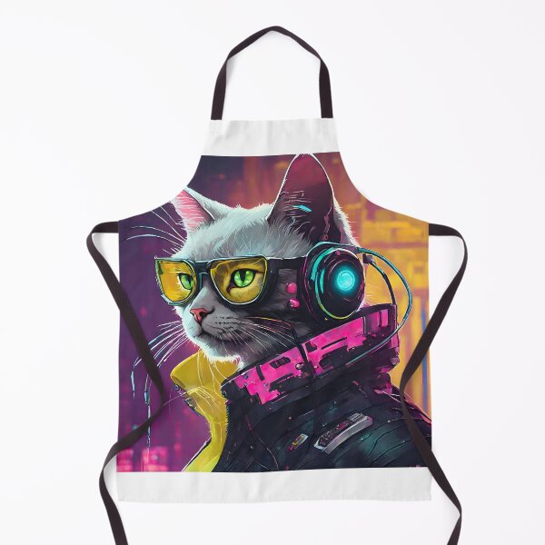 Item preview, Cyberpunk Cat designed and sold by AzDrop.