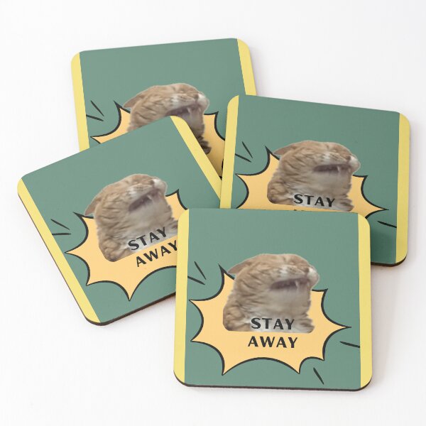 Item preview, Stay Away Angry Cat designed and sold by GeekitCool.