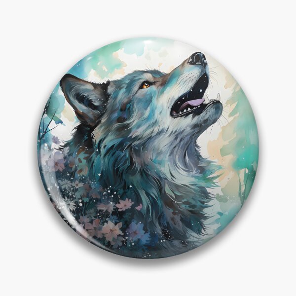 Item preview, Wolves in Bits and Bytes: Discover the Digital Art that Transforms Fauna into Poetic Pixels designed and sold by Artedig.