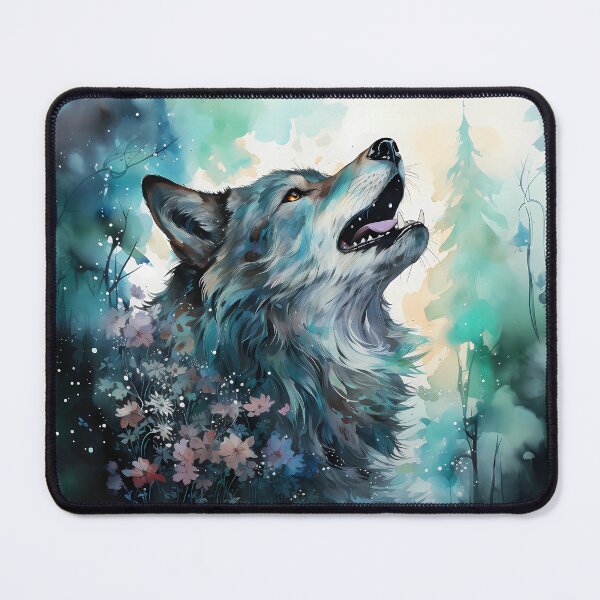 Item preview, Wolves in Bits and Bytes: Discover the Digital Art that Transforms Fauna into Poetic Pixels designed and sold by Artedig.