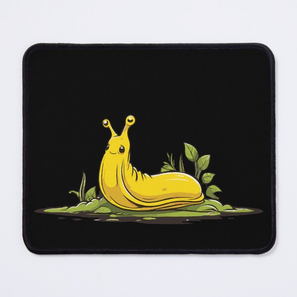 Item preview, Tired banana slug. Yellow almost cute slug. designed and sold by twisted-dot.