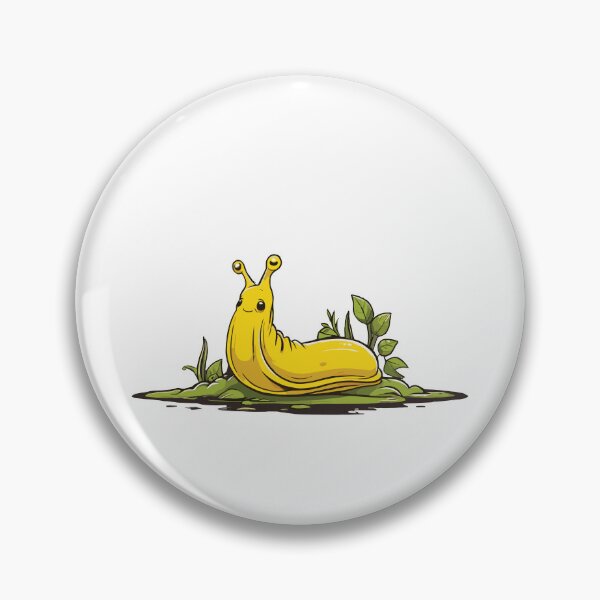 Item preview, Tired banana slug. Yellow almost cute slug. designed and sold by twisted-dot.