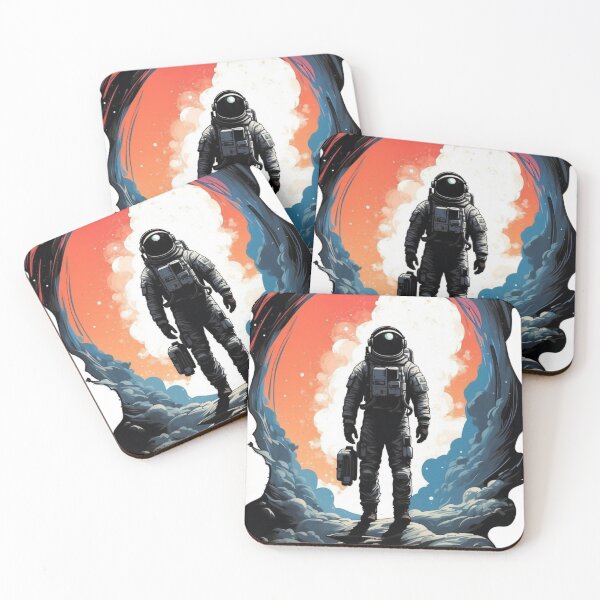 Item preview, Astronaut in the inky blackness of space designed and sold by Mouaz  ⭐⭐⭐⭐⭐.