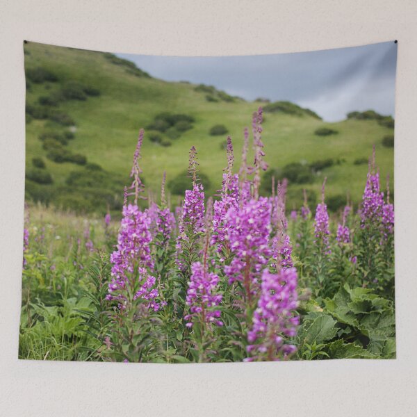 Item preview, Fireweed on a Mountain Photography Print designed and sold by griffingphoto.