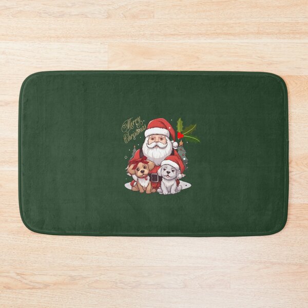 Item preview, Santa with christmas dogs designed and sold by ME-World.