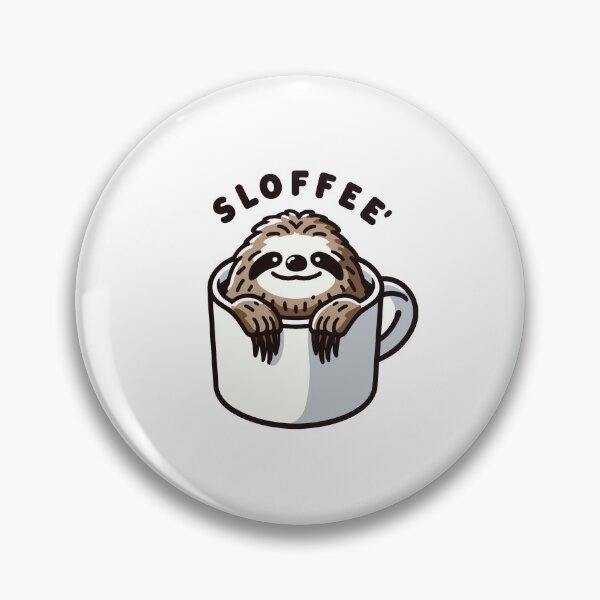 Item preview, Sloffee: Cute Sloth Inside a Coffee Mug designed and sold by Arterx.