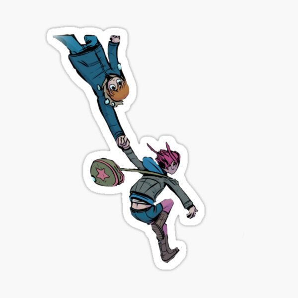 Item preview, Scott and Ramona Sticker  designed and sold by Azhaa-lol.