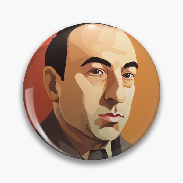Item preview, Pablo Neruda | cute style designed and sold by ComicsFactory.