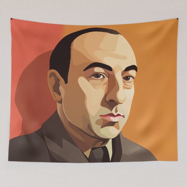 Item preview, Pablo Neruda | cute style designed and sold by ComicsFactory.