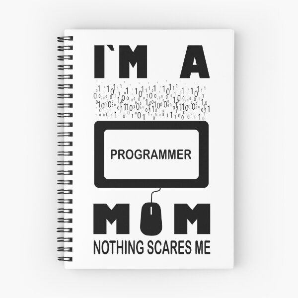 Item preview, I`m  a Programmer Mom Nothing Scares Me designed and sold by Bettylop.