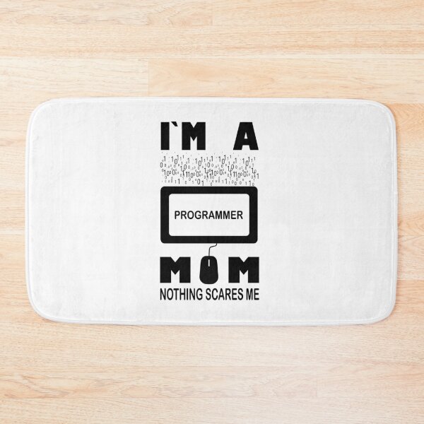 Item preview, I`m  a Programmer Mom Nothing Scares Me designed and sold by Bettylop.