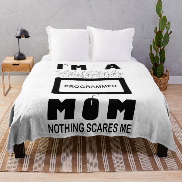 Item preview, I`m  a Programmer Mom Nothing Scares Me designed and sold by Bettylop.