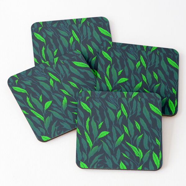 Item preview, Dark Green Tropical Fern Pattern designed and sold by SassyArtistry.