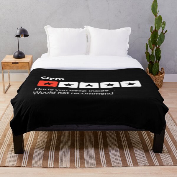 Item preview, Gym, Hurts you deep inside… Sarcastic one star review design designed and sold by MindenBrings.