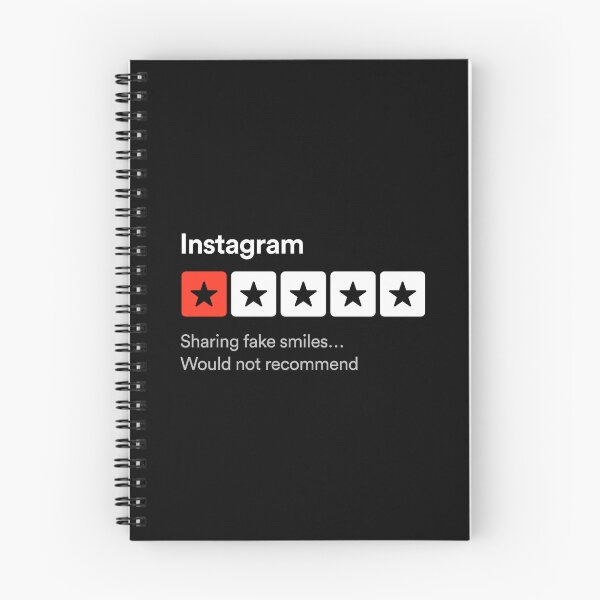 Item preview, Instagram, Sharing fake smiles… Sarcastic one star review design designed and sold by MindenBrings.
