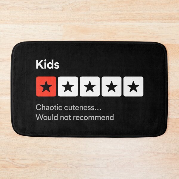 Item preview, Kids, Chaotic cuteness… Sarcastic one star review design designed and sold by MindenBrings.