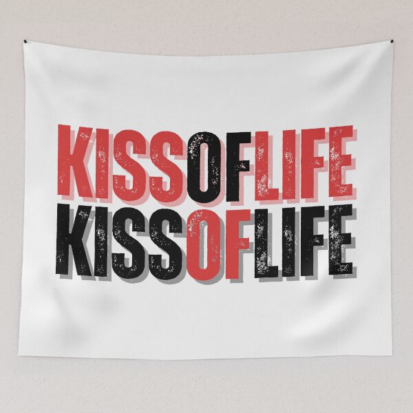 Item preview, Kiss of Life Kpop Girl Group double Logo designed and sold by wujulike.