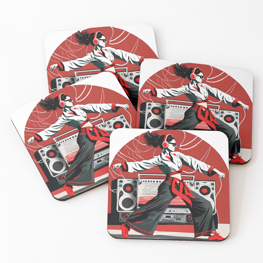 Item preview, Coasters (Set of 4) designed and sold by NotesForMusic.