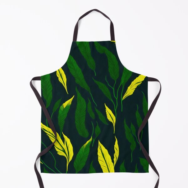 Item preview, Green And Yellow Tropical Fern Pattern designed and sold by SassyArtistry.
