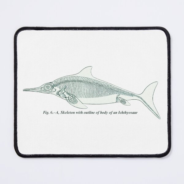 Item preview, Ichthyosaur Vintage Paleontology Dinosaur PaleoArt designed and sold by wujulike.