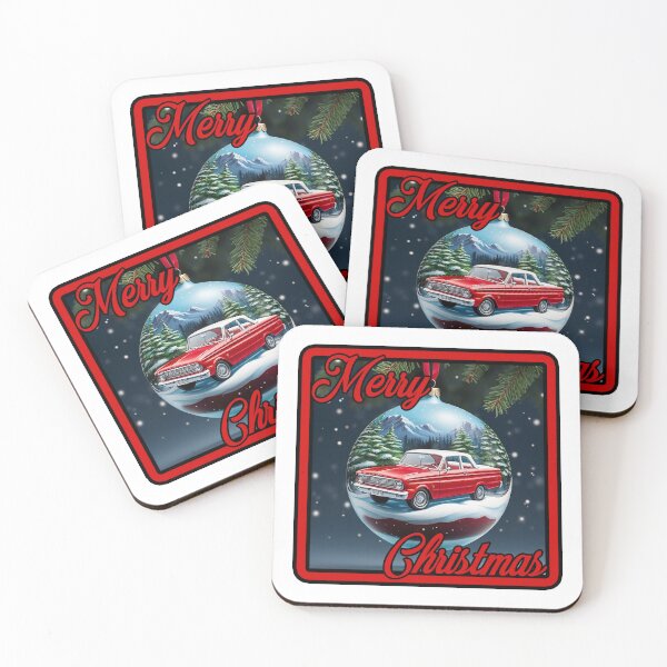 Item preview, Merry Christmas-64 Ford Falcon designed and sold by T-Bucket-Tees.