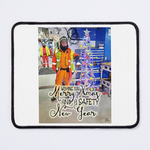 Item preview, Merry Xmas and a Safety New Year;  designed and sold by StickerApe.