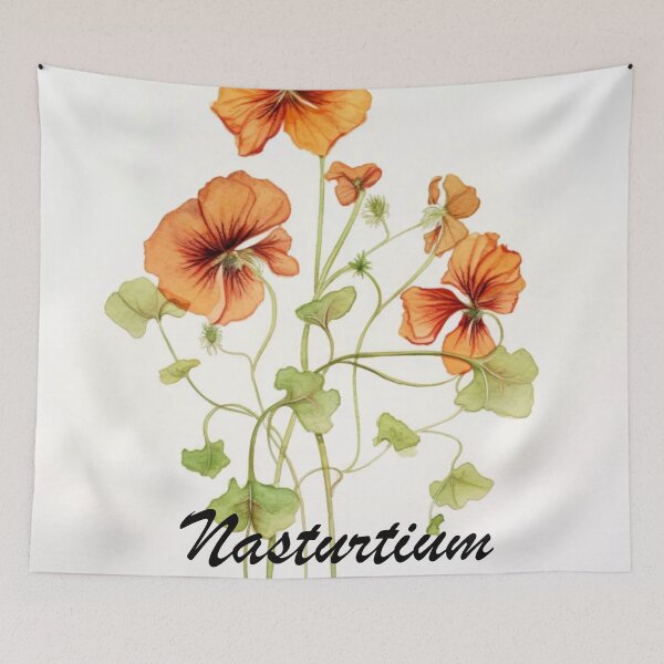 Item preview, Nasturtium Flowers Inspired By My Mothers Flower Paintings  designed and sold by CDC40.