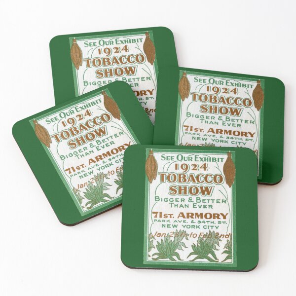 Artikelvorschau, 1924 New York City Tobacco Show entworfen und verkauft von historicimage.