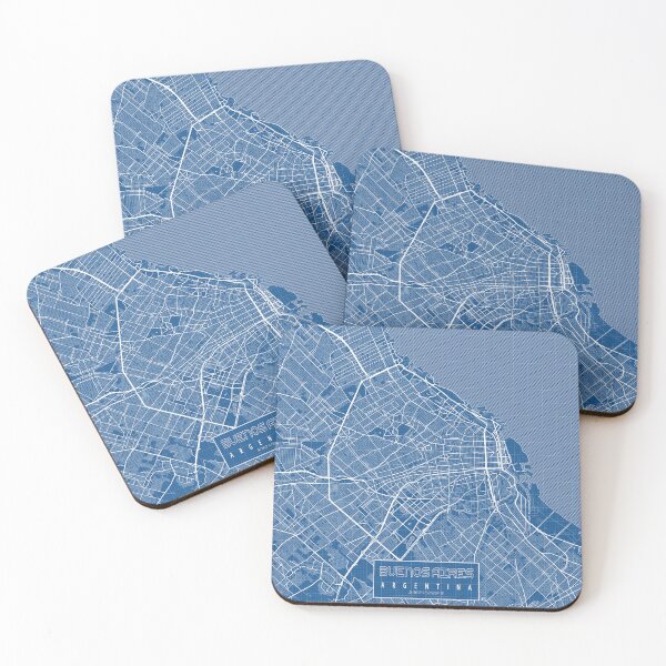 Item preview, Buenos Aires City Map of Argentina - Blueprint designed and sold by deMAP.