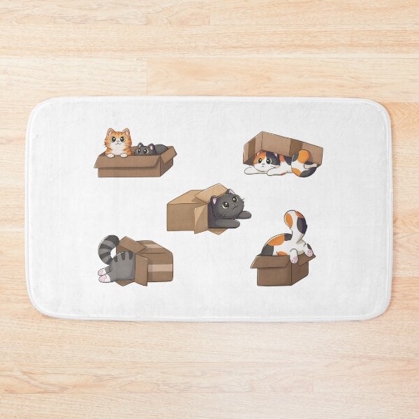Item preview, Cute Cats In Boxes designed and sold by Meowrye.