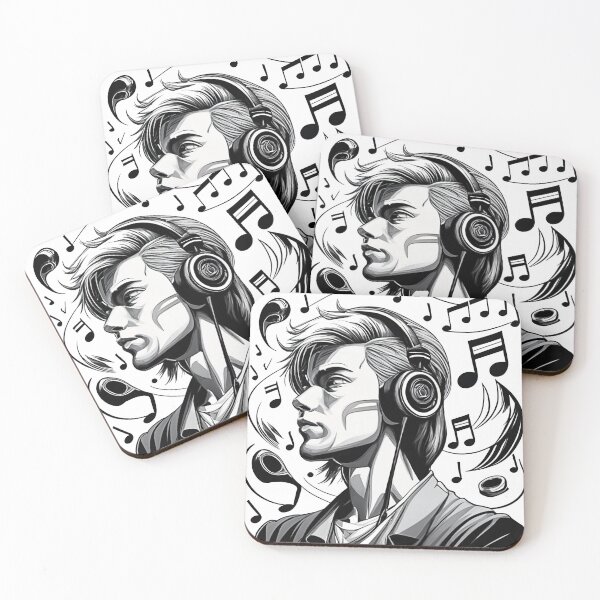 Item preview, Pencil style drawing man designed and sold by NotesForMusic.
