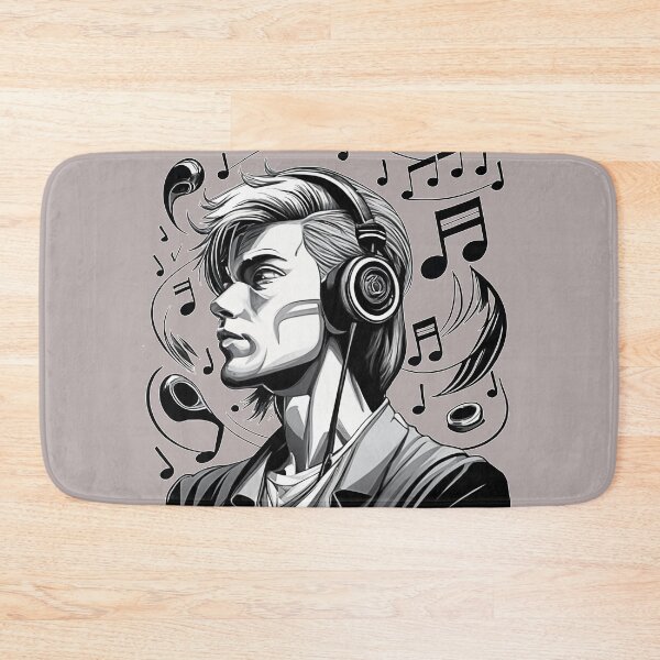 Item preview, Pencil style drawing man designed and sold by NotesForMusic.